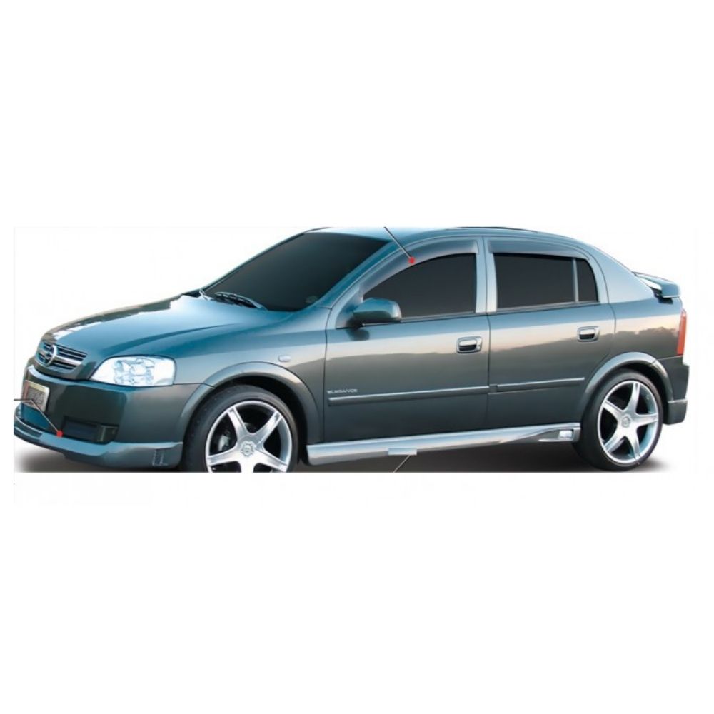 Calha de Chuva para Astra Sedan 1999 a 2011 Hatch 2003 a 2011 4 portas TG Poli - 23007