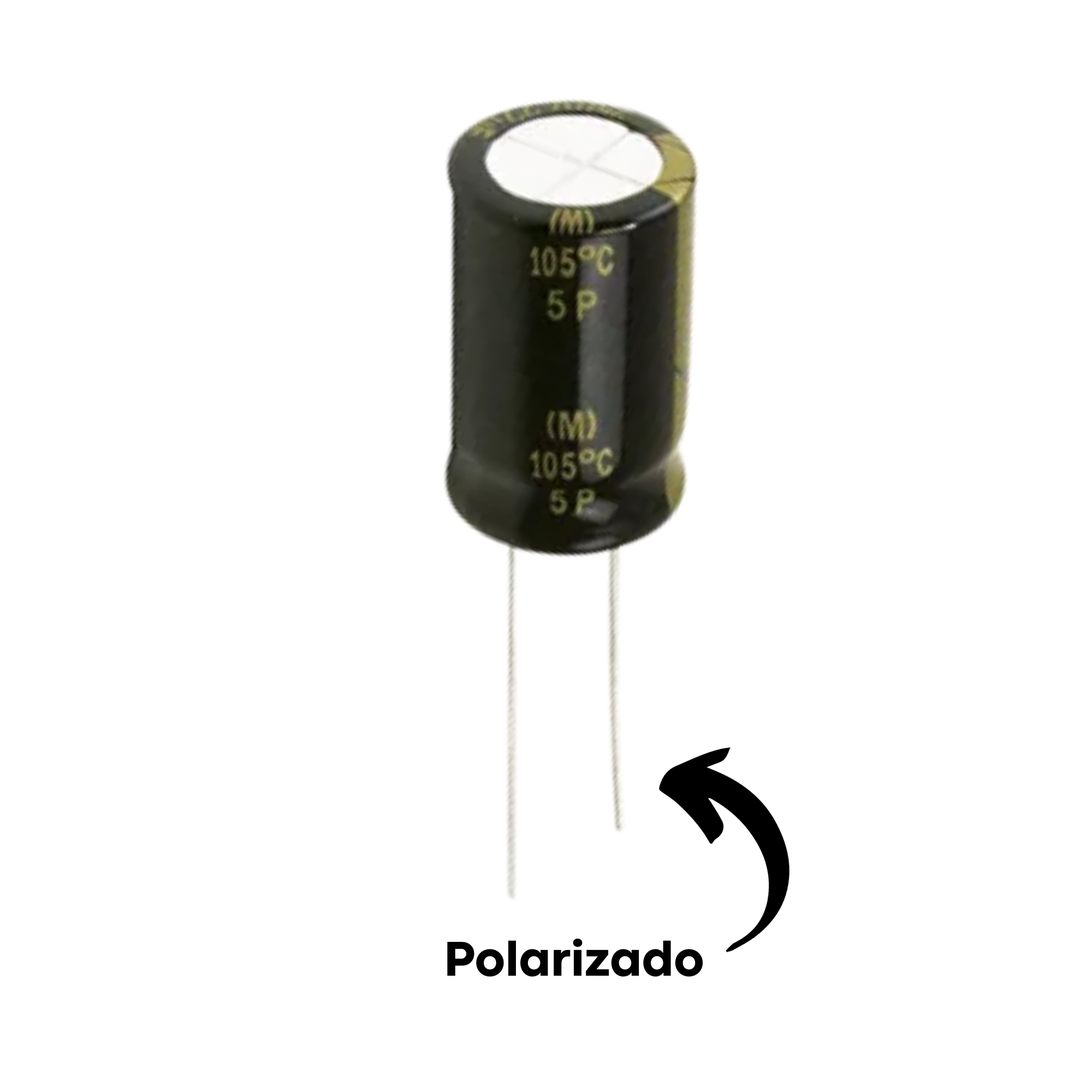Capacitor Condensador Eletrolítico 22K x 250V polarizado para Corneta Permak - 147/J