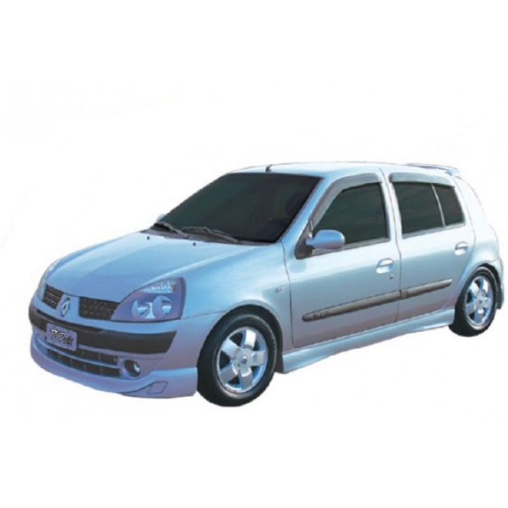 Calha de Chuva para Renault Clio Hatch / Sedan 2000 a 2016 4 portas TG Poli - 29001