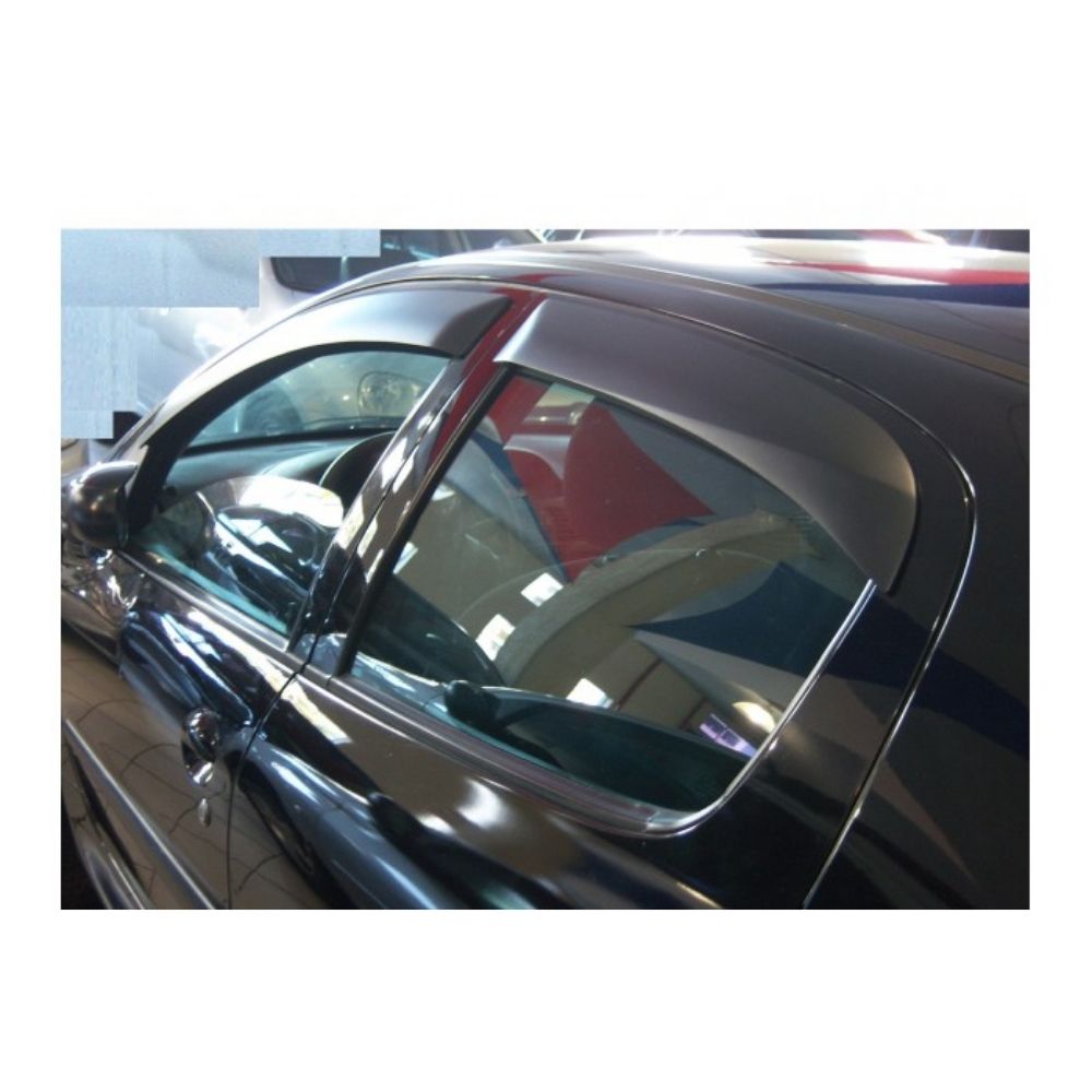 Calha de Chuva para Peugeot 206/207 Hatch / Sedan 2000 a 2015 4 portas TG Poli - 20001