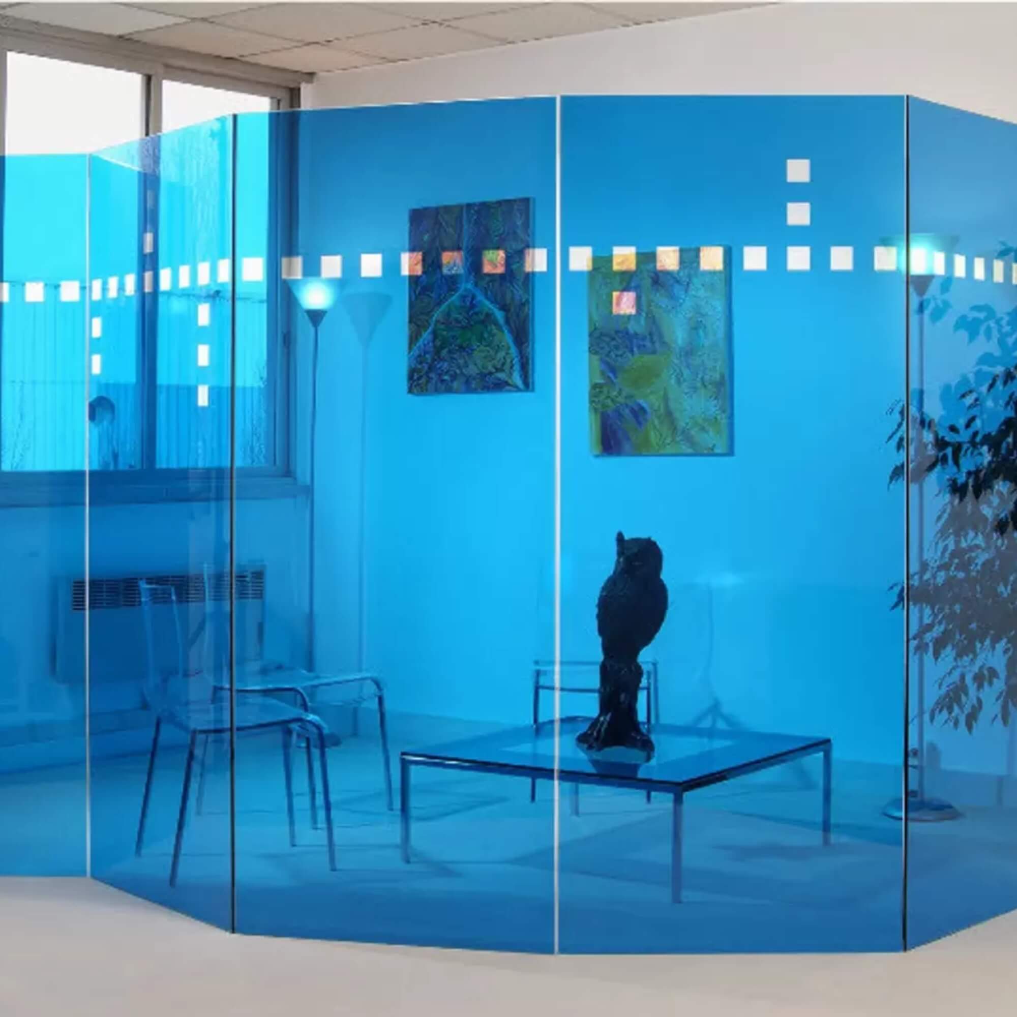 Insulfilm Película Profissional Azul G35 Top Linha Gold SRC 1/2 bobina 15 Metros - Sun Control