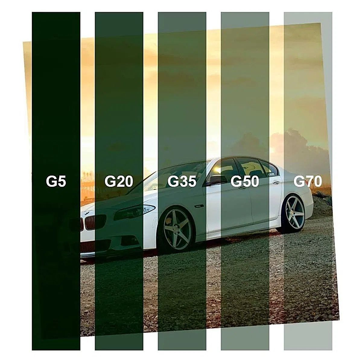Insulfilm Profissional Verde G35 Top Linha Gold Bobina de 15 Metros World Film - 32352