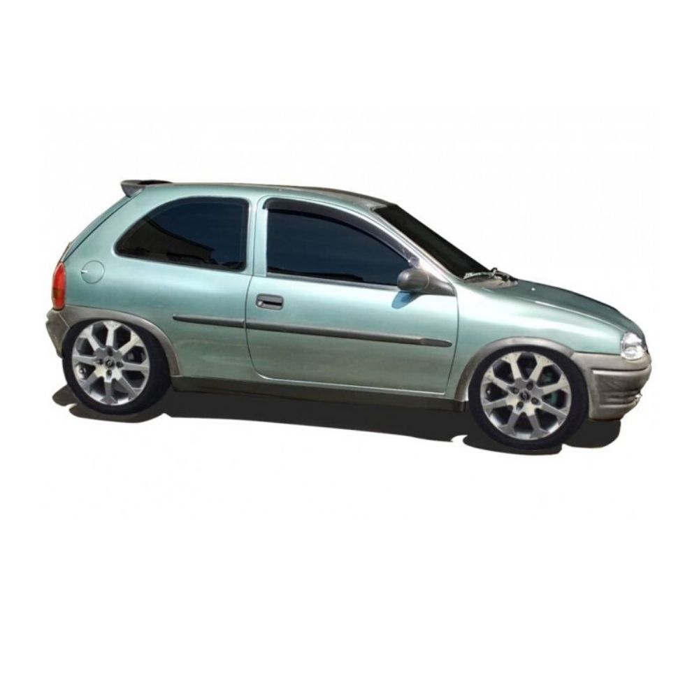 Calha de Chuva para Corsa Hatch 1994 a 2001 Pick-Up Corsa 1994 a 2003 2 Portas TG Poli 23002