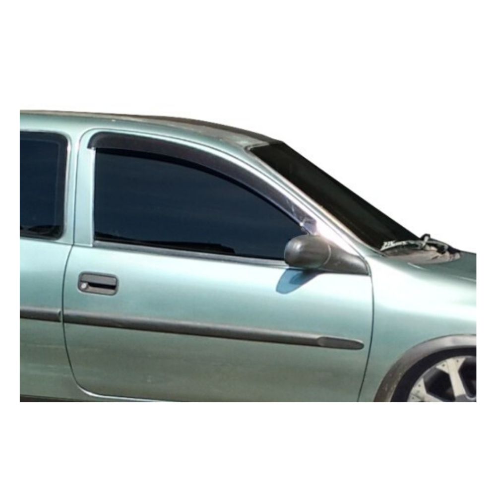 Calha de Chuva para Corsa Hatch 1994 a 2001 Pick-Up Corsa 1994 a 2003 2 Portas TG Poli 23002