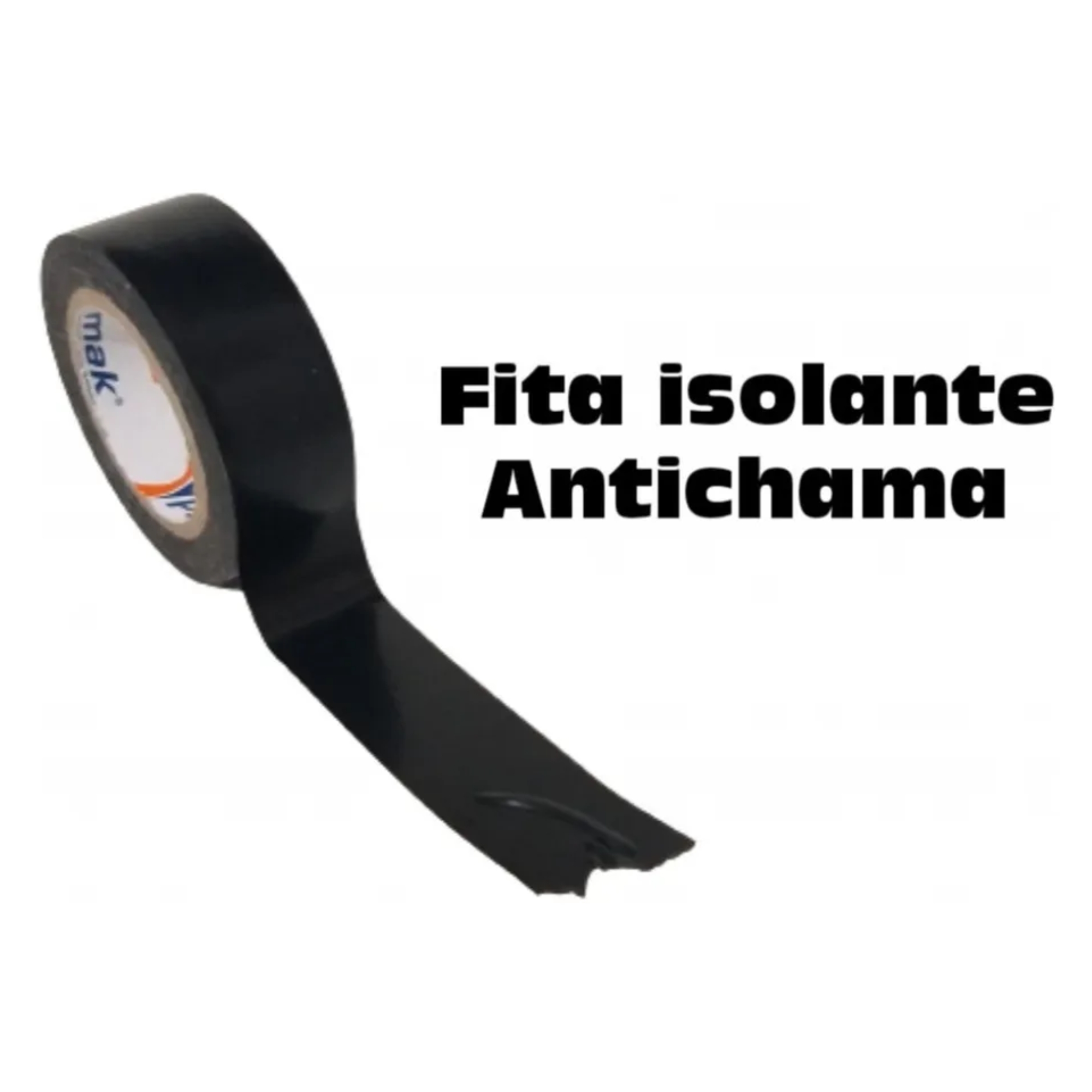 Fita Isolante 10M Preta (Pacote com 10 unidades) Permak - 200/P