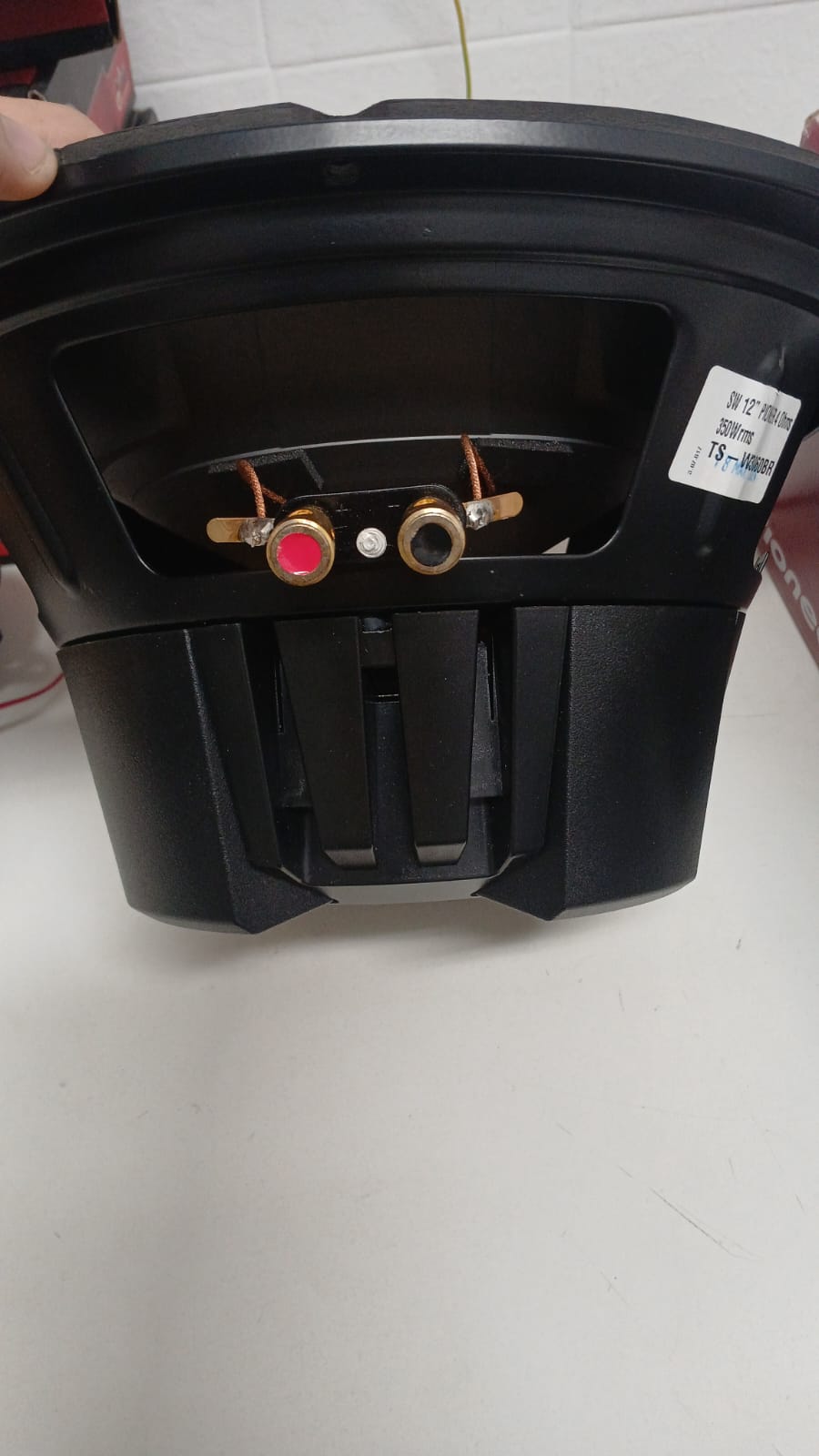 **OUTLET** Alto Falante Subwoofer 12 Polegadas 350WRMS Bobina Simples 4 Ohms Pioneer - TS-W3060BR